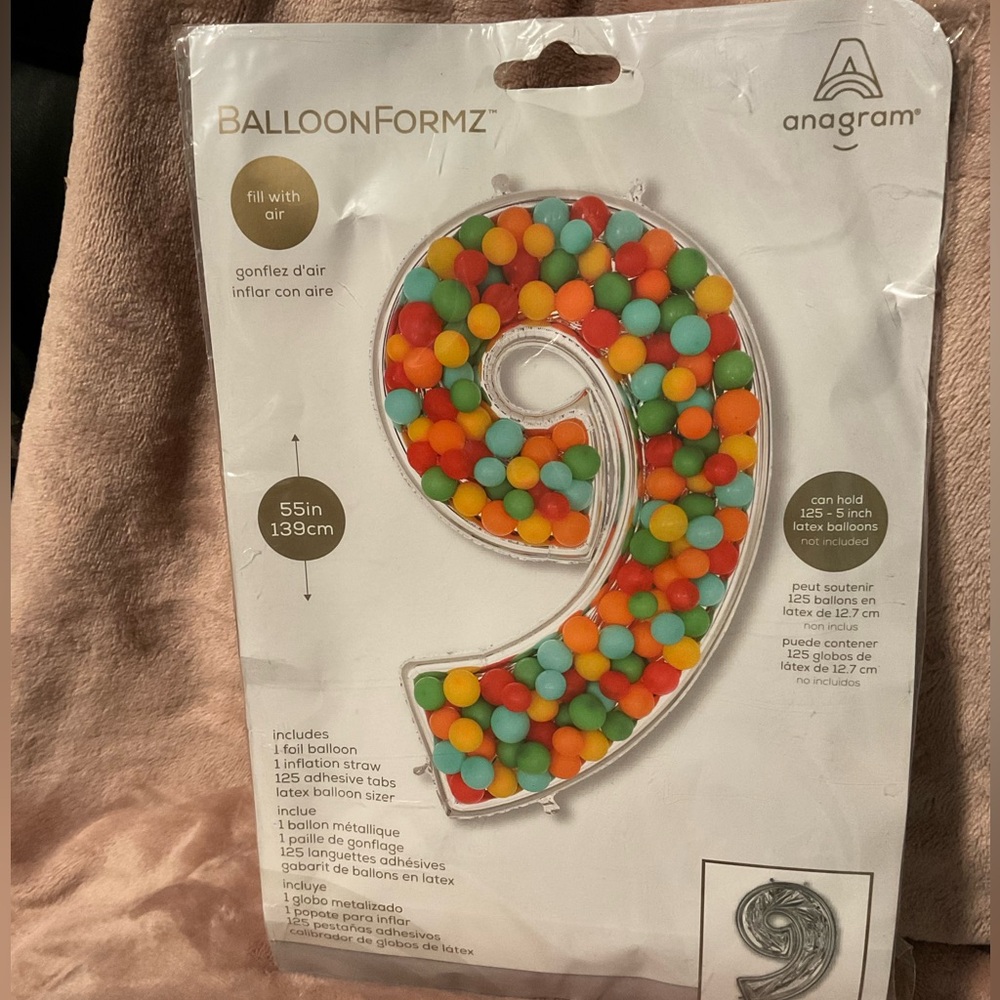 Number 9 balloon kit